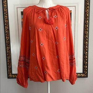 Style & Co. Coral Textured Top